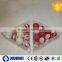 Different Colors Plastic Christmas Ball With Triangle PVC Box