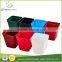 Best selling square plastic small flower pots wholesale