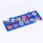 Professional 12 colors dry glitter water color cakes in color box,solid powder for watercolor painting