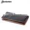 wholesale fashion men wallet money clip leather long purse