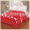 Super Soft Fleece Prints Throw Blanket for Sofa Couch Lounge Bed Bedding Chirstmas Red Reindeer Snowflakes
