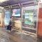 Unordinary design for Bus stop/ train station/ transport station outdoor Floor stand Digital signage
