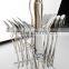 High-grade Cutlery 24Pcs Stainless Steel Flatware Colorful Cutlery Dinner Spoon Gold Plated Cutlery Sets Gold C81