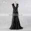 J--0092 black evening dress without dress sexy girls photo first night see through evening dress