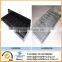 Non skid/slip galvanized steel Bar grating stairs treads with diamond plate nosing
