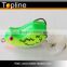 frog fishing lure with 2 sharp hooks