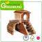 Apple Style Hamster Cage Assembled Rodent House Bamboo Pet Care