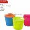 Beer promotion colorful factory plastic ice bucket 5L