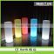 Small and cute good looking plastic LED light cylinder