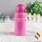 500ml Pink single wall aluminum water bottle with logo