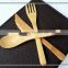3PCS bamboo spoon,fork&knife sets