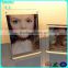 KM-CP61 Kingmei Counter Frameless Crystal Acrylic Plexiglass Picture Frame with Metal Screw Holder