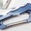Wholesale four color multifunction portable carabiner with LED