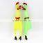 Squeeze Shrilling Screaming Chicken Dog Pet Toy with 7 color changed led light