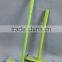 Long handle window cleaner head with cleaning mesh sponge and rubber wiper