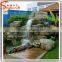 Can be customized fountain garden decorative landscape stone waterfall solar fountain
