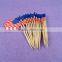 Cocktail hawaiian customs decoration american flag stick