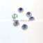 AB color round flat back glass beads decorating mirror stone for dress accessories