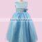 Customized Child Satin Frocks Designs Kids Party Dresses Baby Girl Flower Dress Prom Princess Dress Sleevless