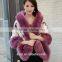 Autumn Winter Faux Fox Fur Shawl Warm Long Scarf Collar 2016 Women Faux Rabbit Fur Shawl Cap Scarves False Collar Wraps Outwear