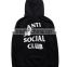 anti social club autumn winter streetwear cotton men brand clothing hip hop sweatshirt hoodies hoody