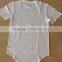 Wholesale China Scoop Hem And Taping Longline Plain t Shirt for Men