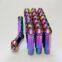 Gr5 titanium wheel lug bolt racing car M14X1.5X28mm hex 17mm