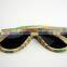 handmade custom high quality natural wood sunglasses eco-friendly colorful bamboo polarized sunglasses lz2907c