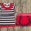 kids clothes 2017 flutter sleeve stripe outfits import baby clothes bulk wholesale kids clothing