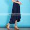 Wholesale Women Elastic Waist Band Long Chiffon Skirts New Latest Long A Line Design Pleated Chiffon Skirts For Ladies