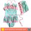 Kid Toddler Baby Girls Bathing Suit Lace Bow Dot One Piece Swimwear