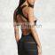 New Design Lady Dress Sexy Mesh Stripe Bodycon Dress