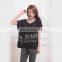 Black Bamboo Summer Breathable T-shirt Blouse Home Wear Girls