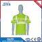 Men's Design high visibility lime green safety shirts