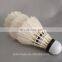 Promotional Compound Wood White Feather Badminton Ball