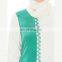 Islamic Dual Color Party Wear Abaya Burqa Jilbab Straight Sleeves Maxi Dress For Women (Mu041806)