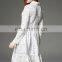 High fashion long sleeve peter pan collar lace dress directly from factory