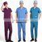 Poly cotton surgical scrub/navy blue nursing scrubs/colorful scrubs