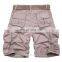 2016 Top Quality Wholesale Custom Mens Chino Cotton Cargo Shorts with 6 Pockets