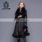 Women coats Black Skirt Style Sheep Fur Coats Double Face Lamb Leather personalized Coat