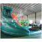 Mini inflatable water slide with swimming pool