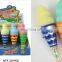 Ice cream shape foam click ball toy with candy inside