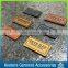 Custom sew on fake designer leather patches for jeans