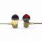 New Copper earphone durable earbuds with micophone