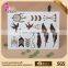 Hot fashion gold foil tattoo, Eco-friendly skin jewelry body tattoo