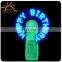 2015 promotional item handheld led message fan programmable