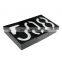 IP65 Waterproof Solar Battery Included 0 ~9 LED Wall Plaque Light Sign LED Number Billboard