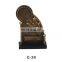 Star shape resin racing sports trophy award