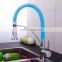 China factory UPC cartridge pull out single cold flexible kitchen faucet