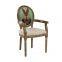 Vintage Design Wooden Frame Linen Dining Restaurant Room Solid Wood French Style HL-6001-3